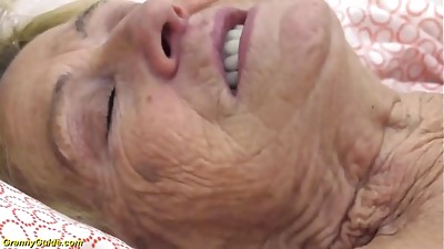 sexy 90 years old granny gets harsh romped porn video